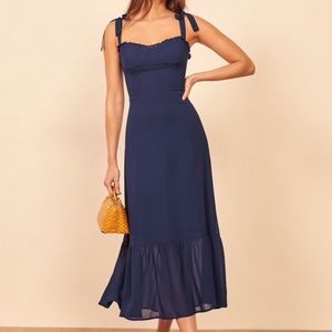 Reformation Nikita Dress - Danube